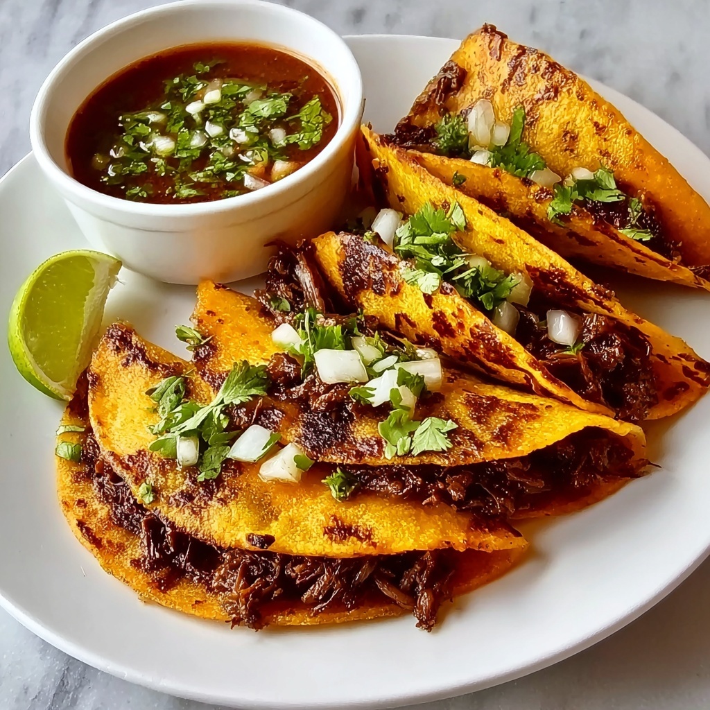 Birria Tacos with Consomé Recipe - Recipe Image