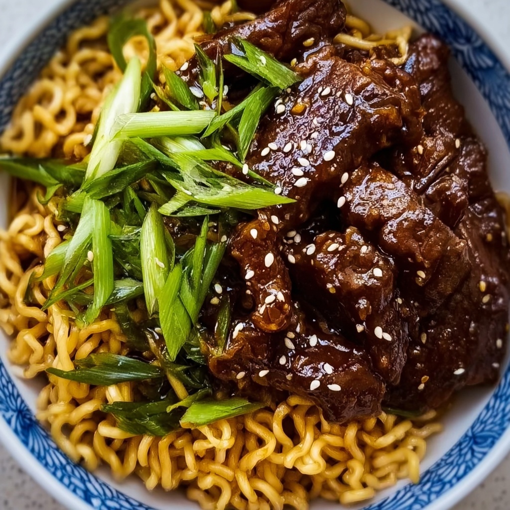 Honey Soy Crispy Beef and Noodles Recipe - Recipe Image