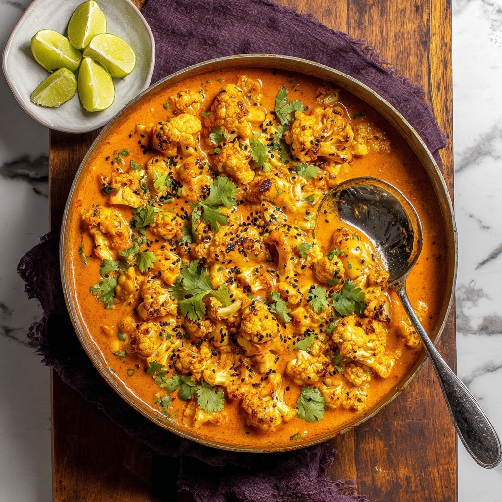 Spice-Roasted Cauliflower in Coconut Tomato Sauce with Lentils Recipe - Recipe Image