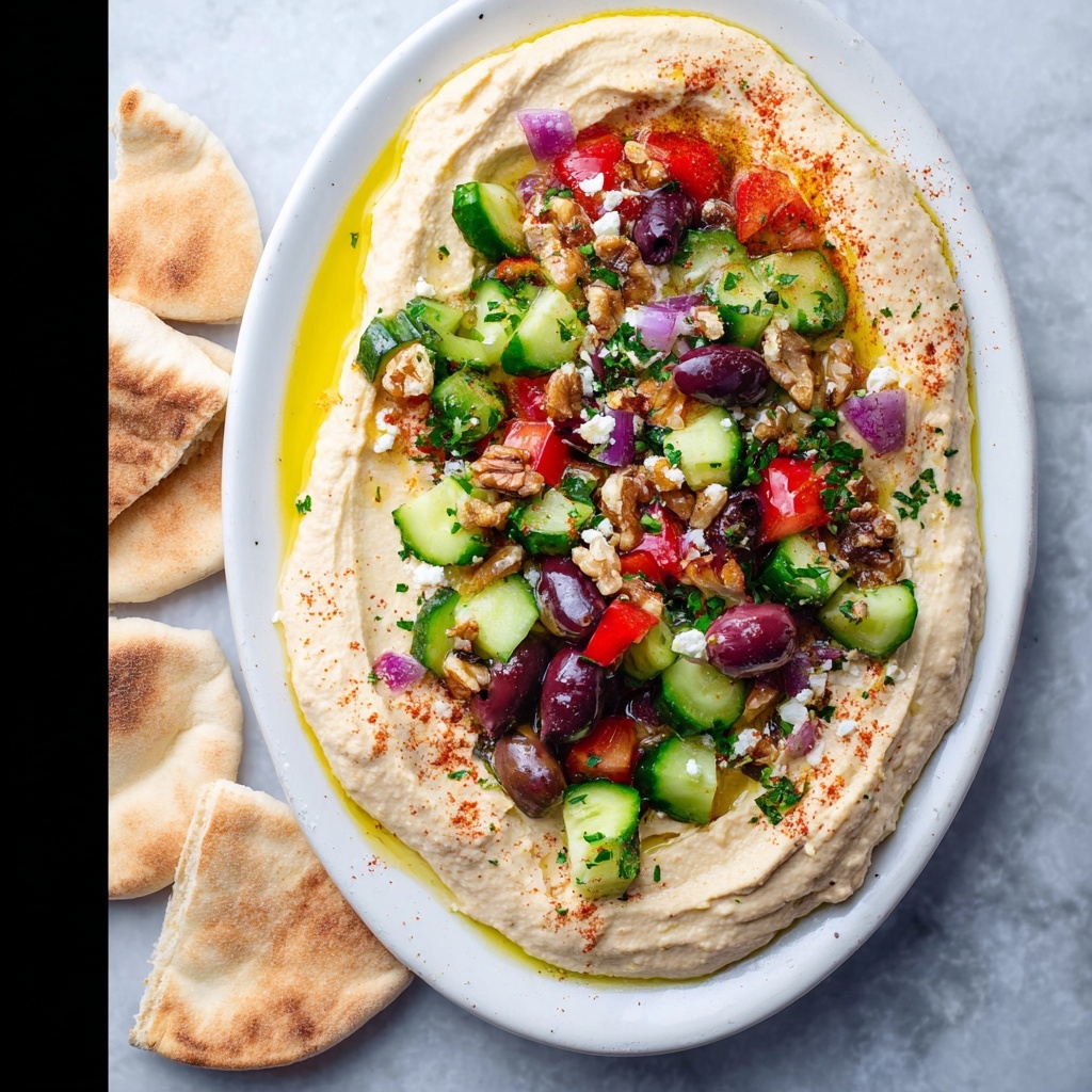 Best Loaded Hummus Recipe - Recipe Image