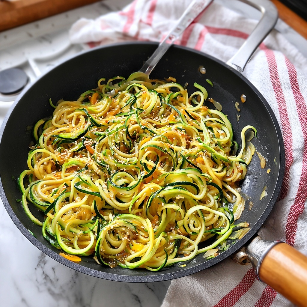 Zucchini Noodle Stir Fry Recipe - Recipe Image