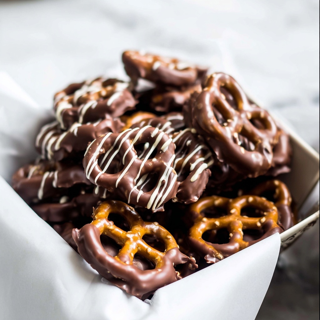 Chocolate Covered Pretzels Recipe - Recipe Image