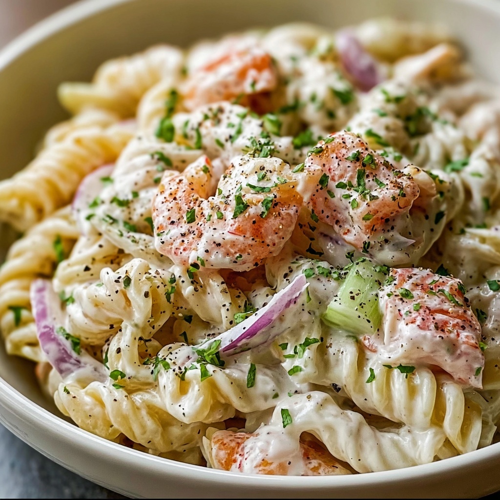 Lobster Roll Pasta Salad Recipe - Recipe Image