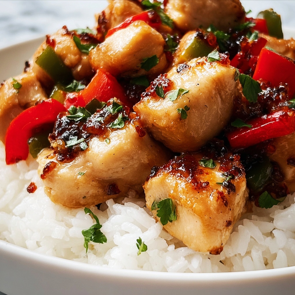 Air Fryer Chicken and Peppers Recipe - Recipe Image