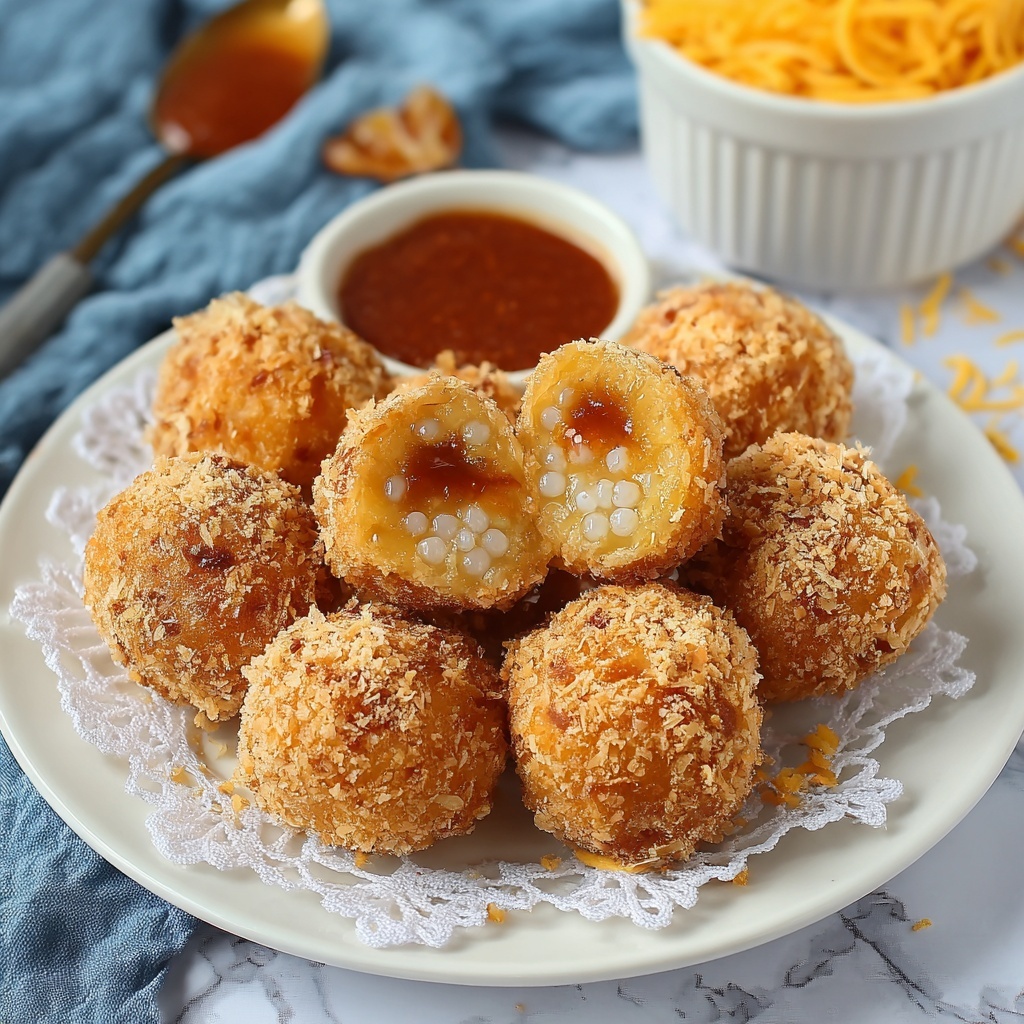 Cheesy Sicilian Arancini Balls Recipe - Recipe Image