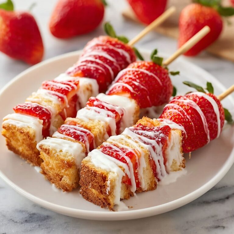 Strawberry Shortcake Kabobs Recipe