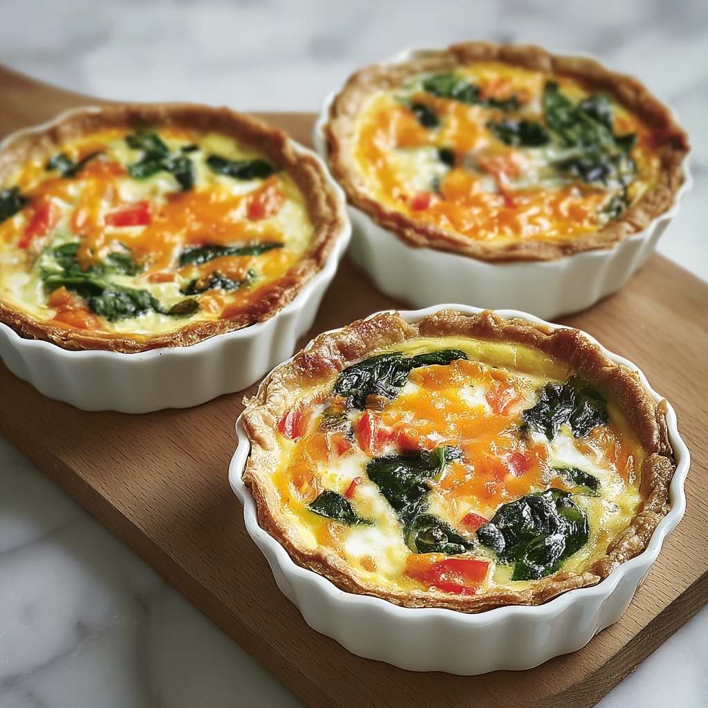 Mini Veggie Quiches: Easy Recipe for a Tasty Snack! Recipe - Recipe Image