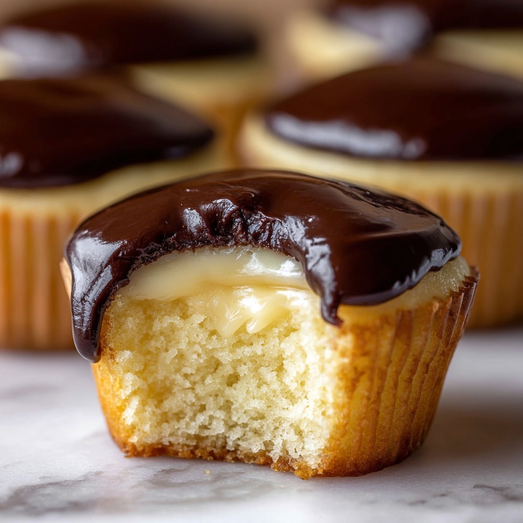 Boston Cream Pie Cupcakes Recipe - Recipe Image