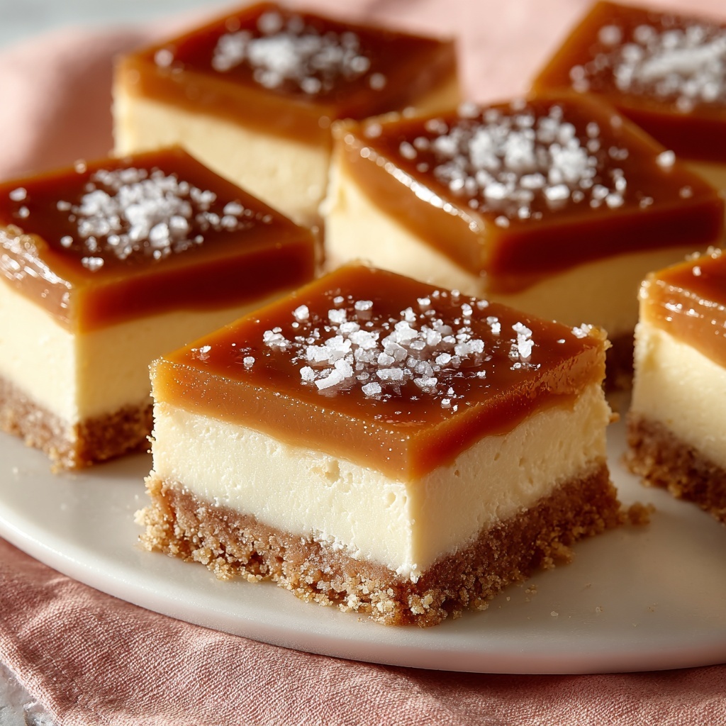 Caramel Cheesecake Bars Recipe - Recipe Image