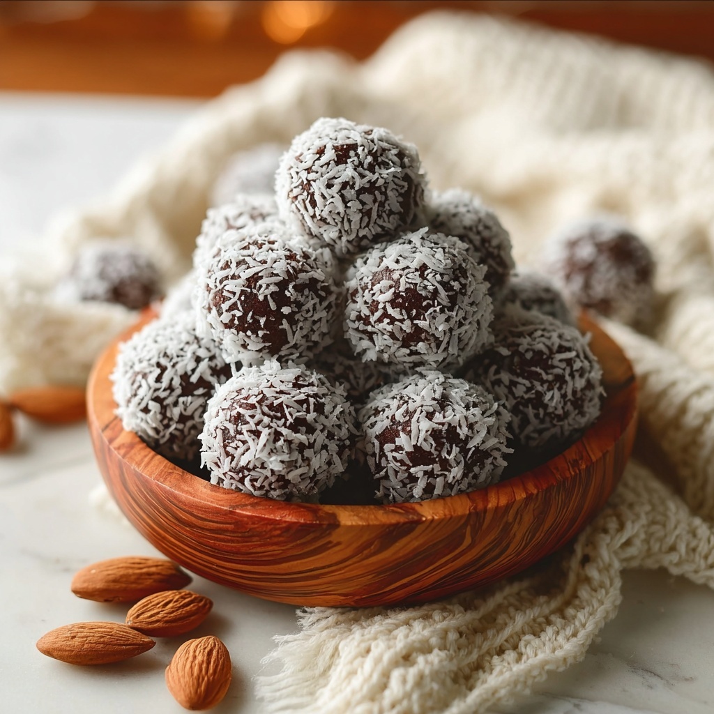 Almond Joy Coconut Bites Recipe - Recipe Image