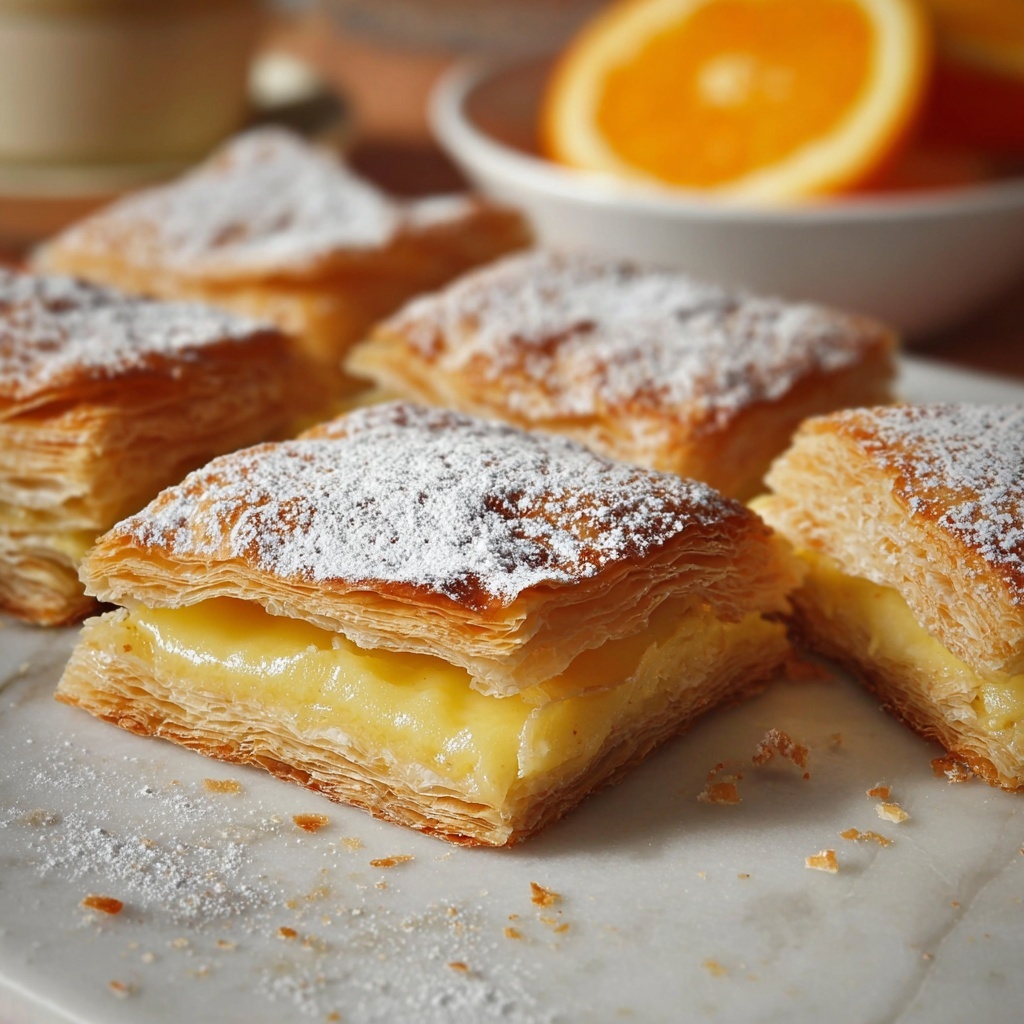 Bougatsa (Greek Custard Pie) Recipe - Recipe Image