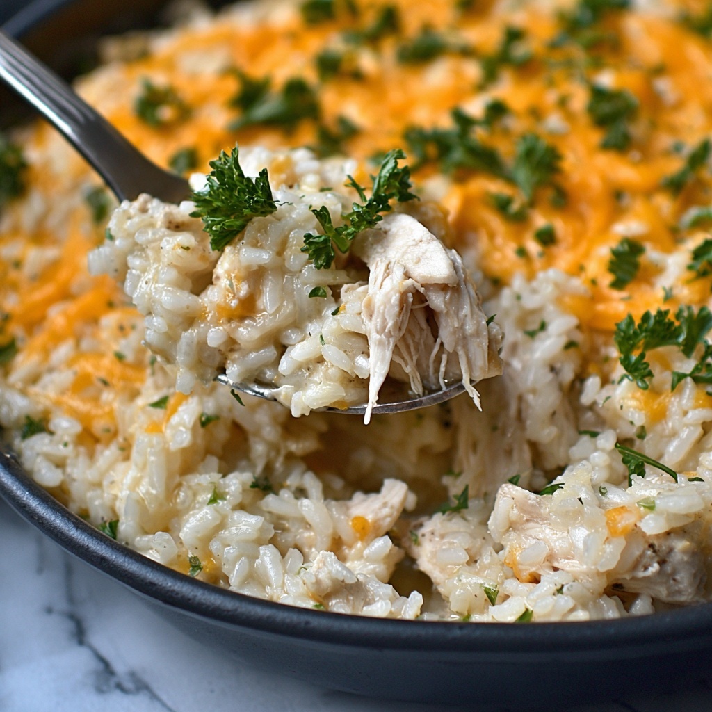 Best Ever Chicken and Rice Casserole Recipe - Recipe Image