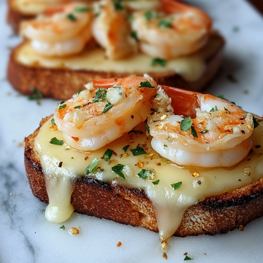 Cheesy Shrimp Toast Recipe - Recipe Image