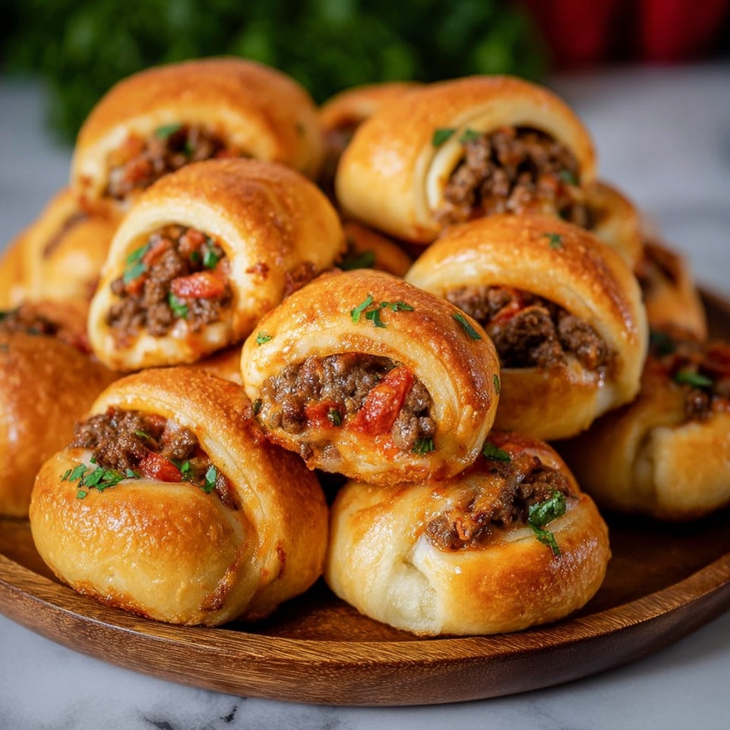 Rotel Sausage & Cream Cheese Crescents Recipe - Recipe Image