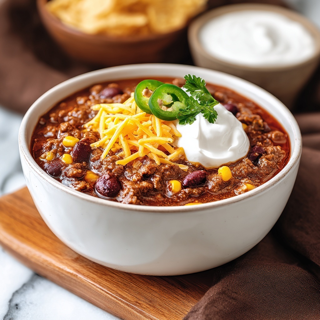 Quick & Easy Stovetop Chili Recipe - Recipe Image
