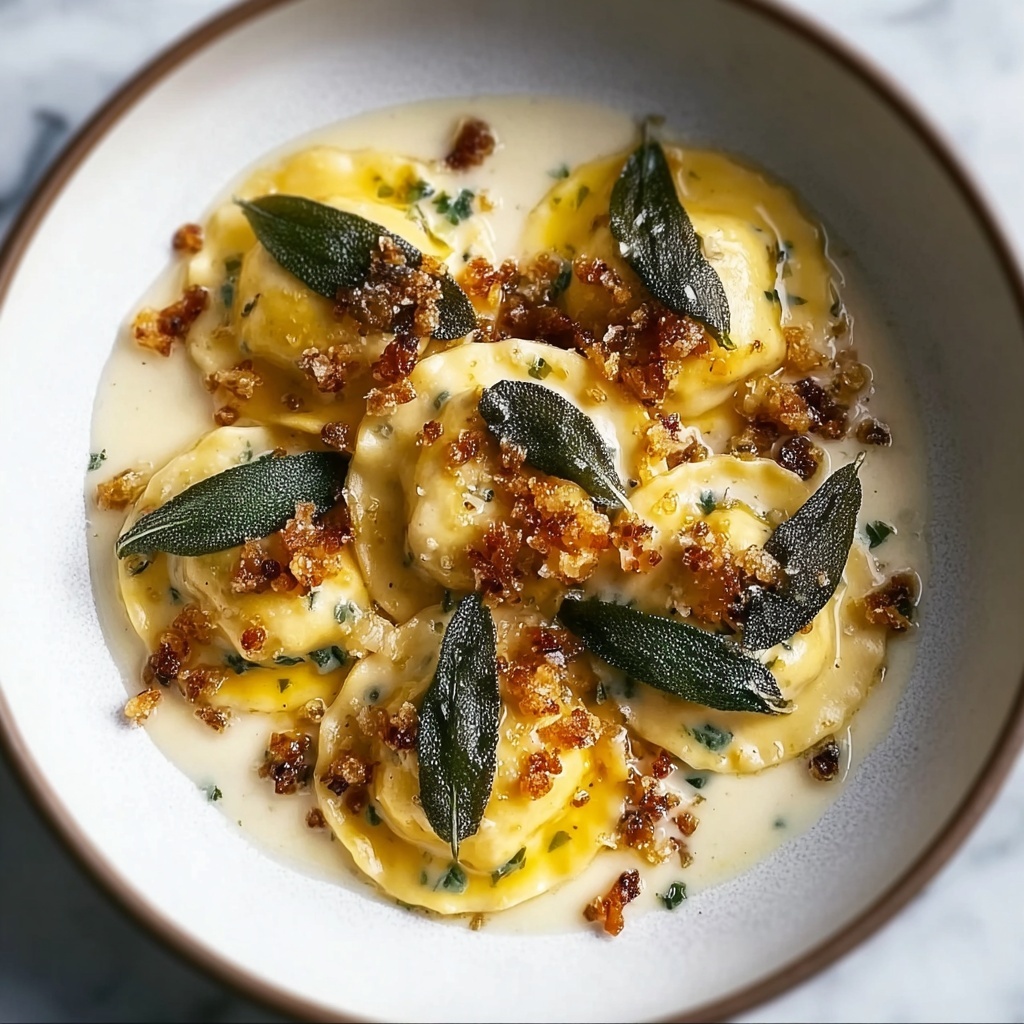 Vegan Lemon Ricotta Ravioli Recipe - Recipe Image