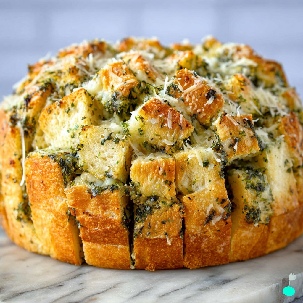 Spinach Artichoke Pull-Apart Bread Recipe - Recipe Image