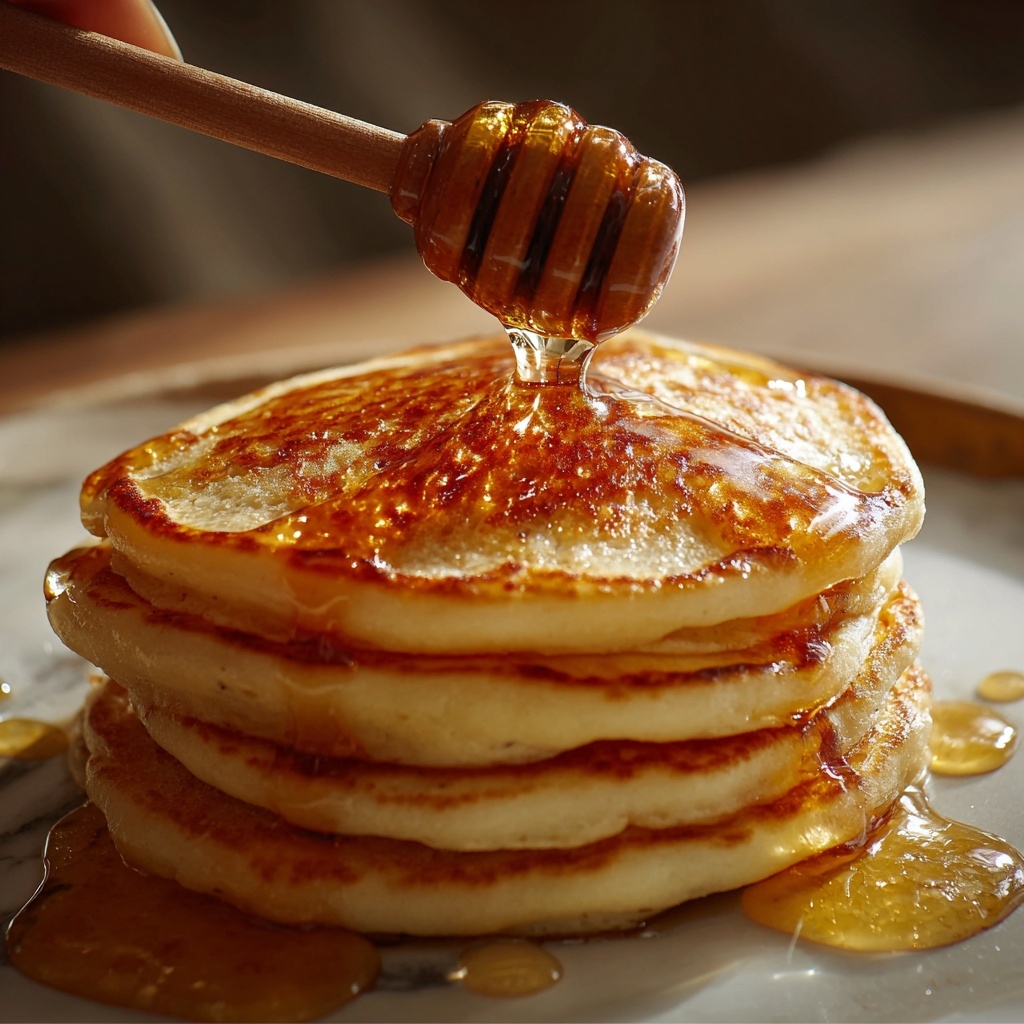 Cretan Honey Pancakes Stuffed with Mizithra Cheese and Nuts Recipe - Recipe Image