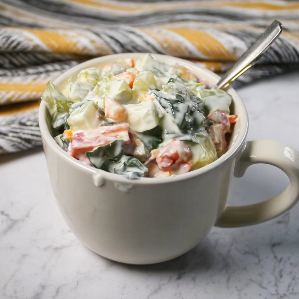 Creamy BLT Cauliflower Salad Recipe - Recipe Image