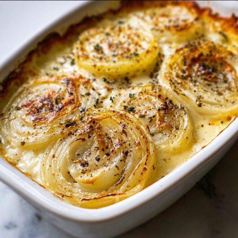 Roasted Parmesan Creamed Onions Recipe