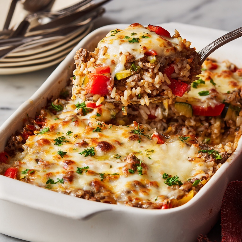 Stuffed Pepper Casserole Recipe - Recipe Image