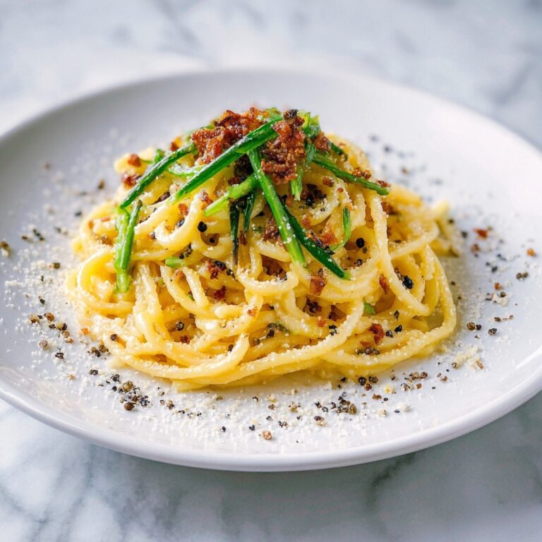 Vegetarian Zucchini Carbonara Recipe