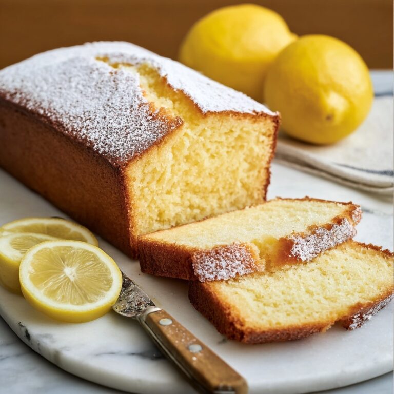 Old-Fashioned Lemon Pound Cake Recipe