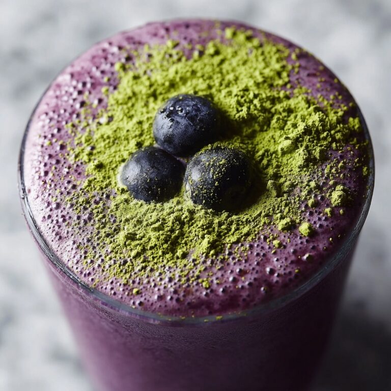 Wild Blueberry Vanilla Matcha Smoothie