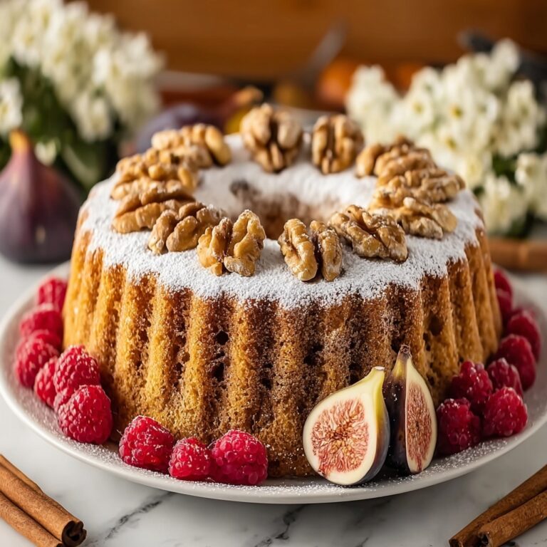 Cozy Walnut Cinnamon Cake Recipe