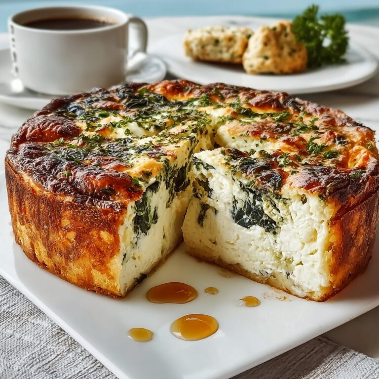 Easy Spinach and Cottage Cheese Breakfast Casserole Recipe