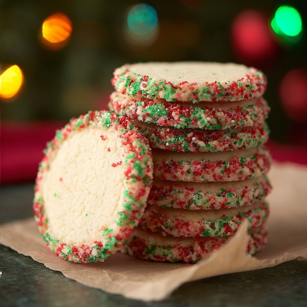 Slice-and-Bake Sprinkle Cookies Recipe - Recipe Image