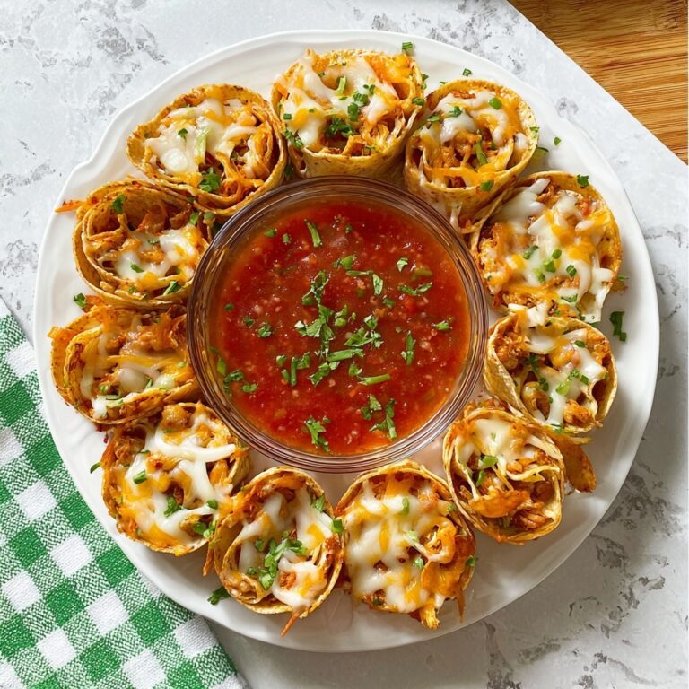 Blooming Chicken Quesadilla Ring Recipe