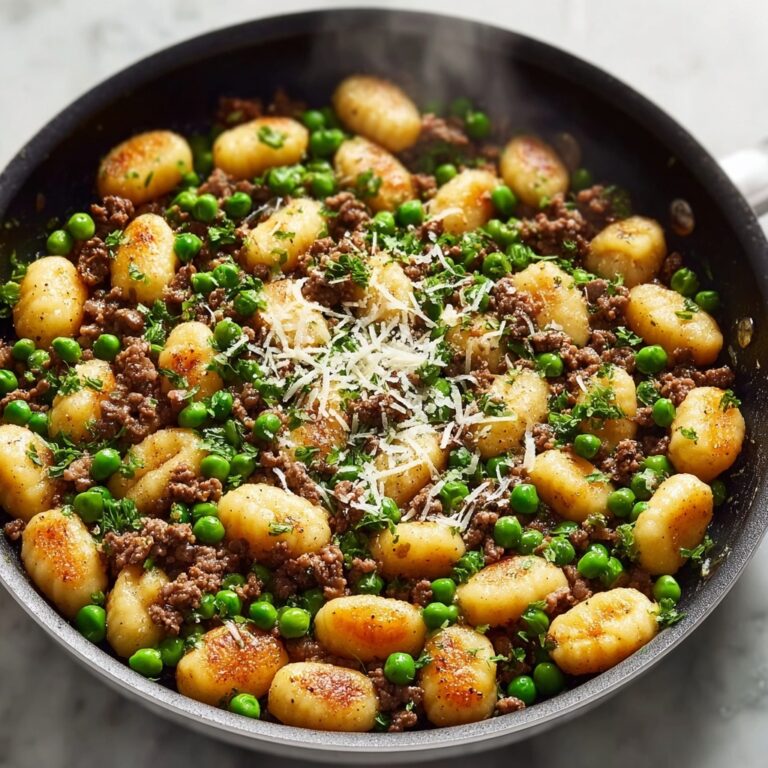 Gnocchi with Peas and Sausage One-Pan Dinner Recipe