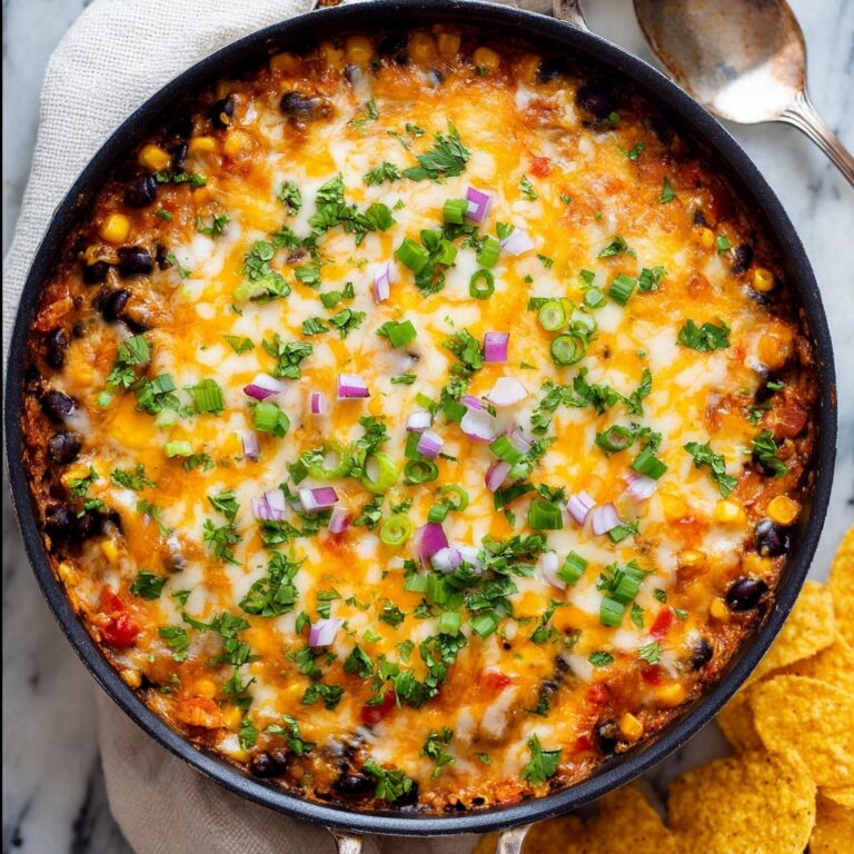 Cheesy Turkey Rice Taco Skillet Recipe