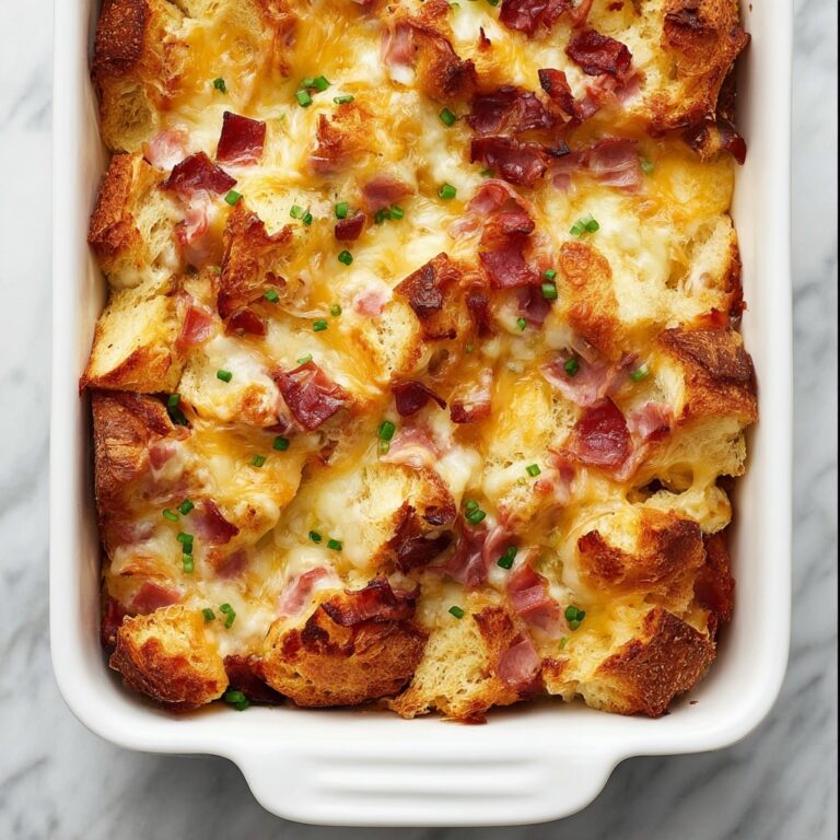 Bacon, Egg and Cheese Croissant Bake Recipe