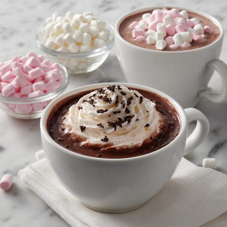 Rich Homemade Hot Chocolate Recipe