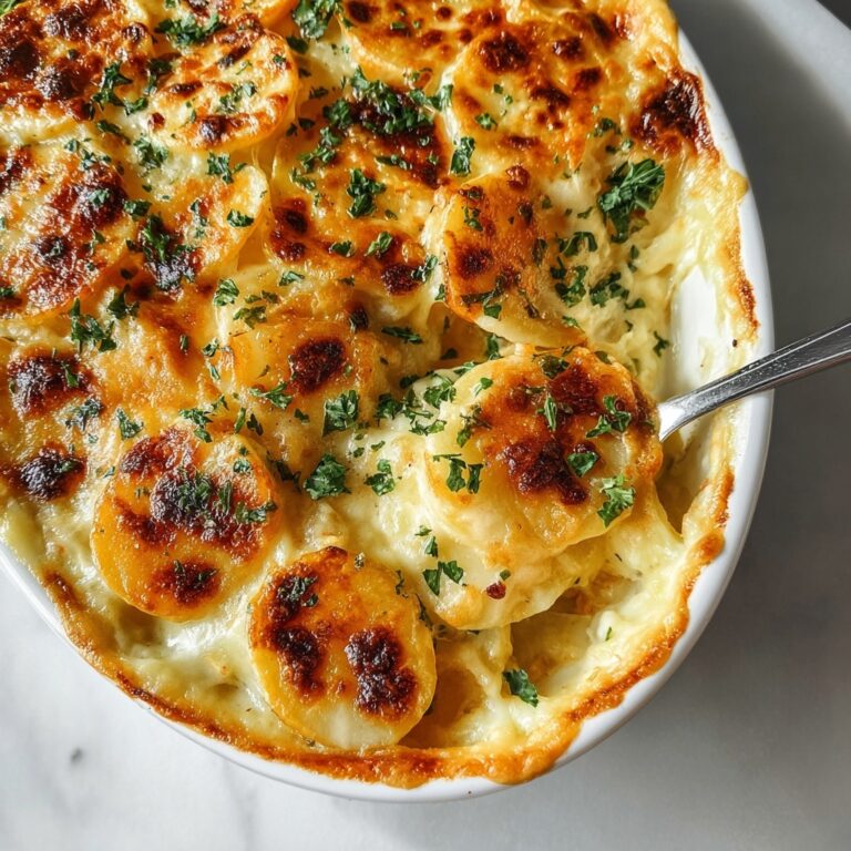 Dad’s Creamy & Cheesy Au Gratin Potatoes Recipe