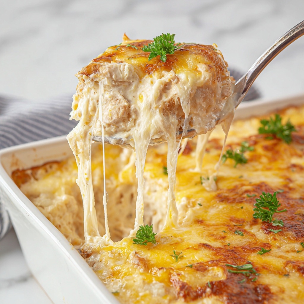 Cheesy Angel Chicken and Rice Recipe - Recipe Image