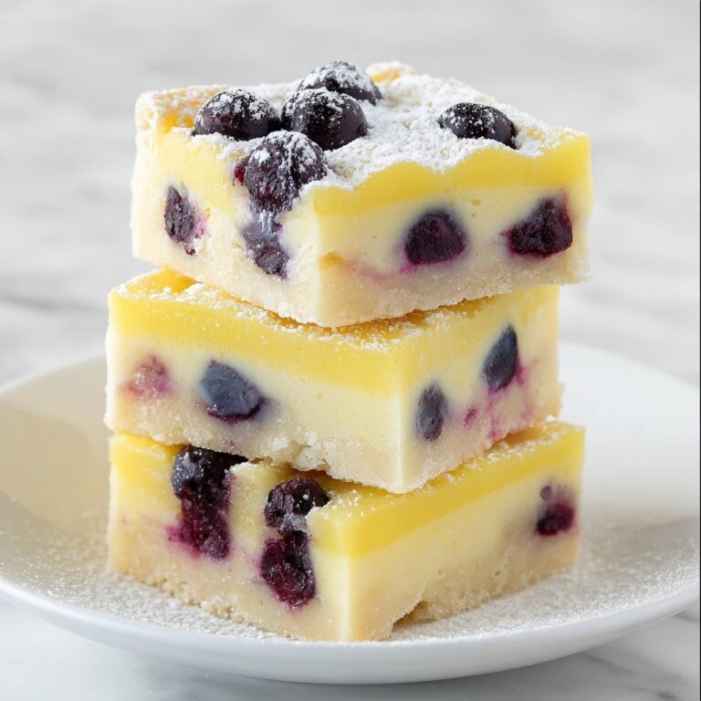 Lemon Blueberry Bars Recipe