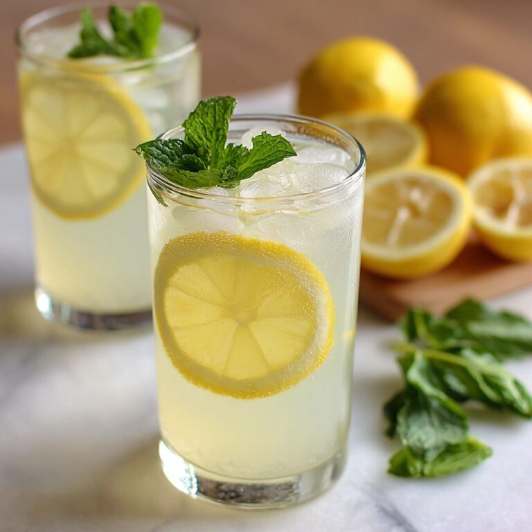 Refreshing Mint Lemonade Recipe