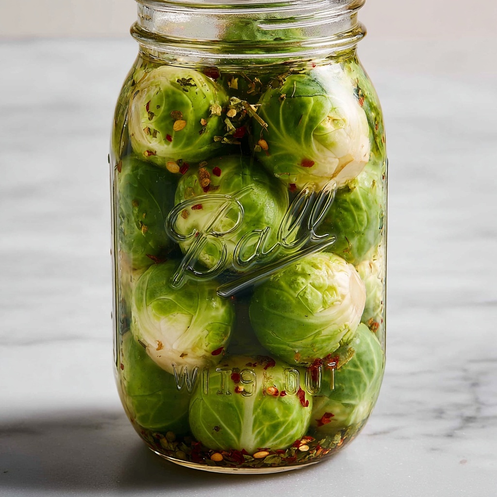 Pickled Brussels Sprouts (Frog Balls) Recipe - Recipe Image