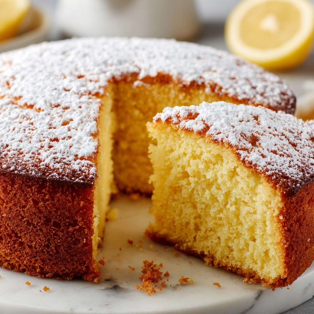 Lemon Olive Oil Cake Recipe - Recipe Image
