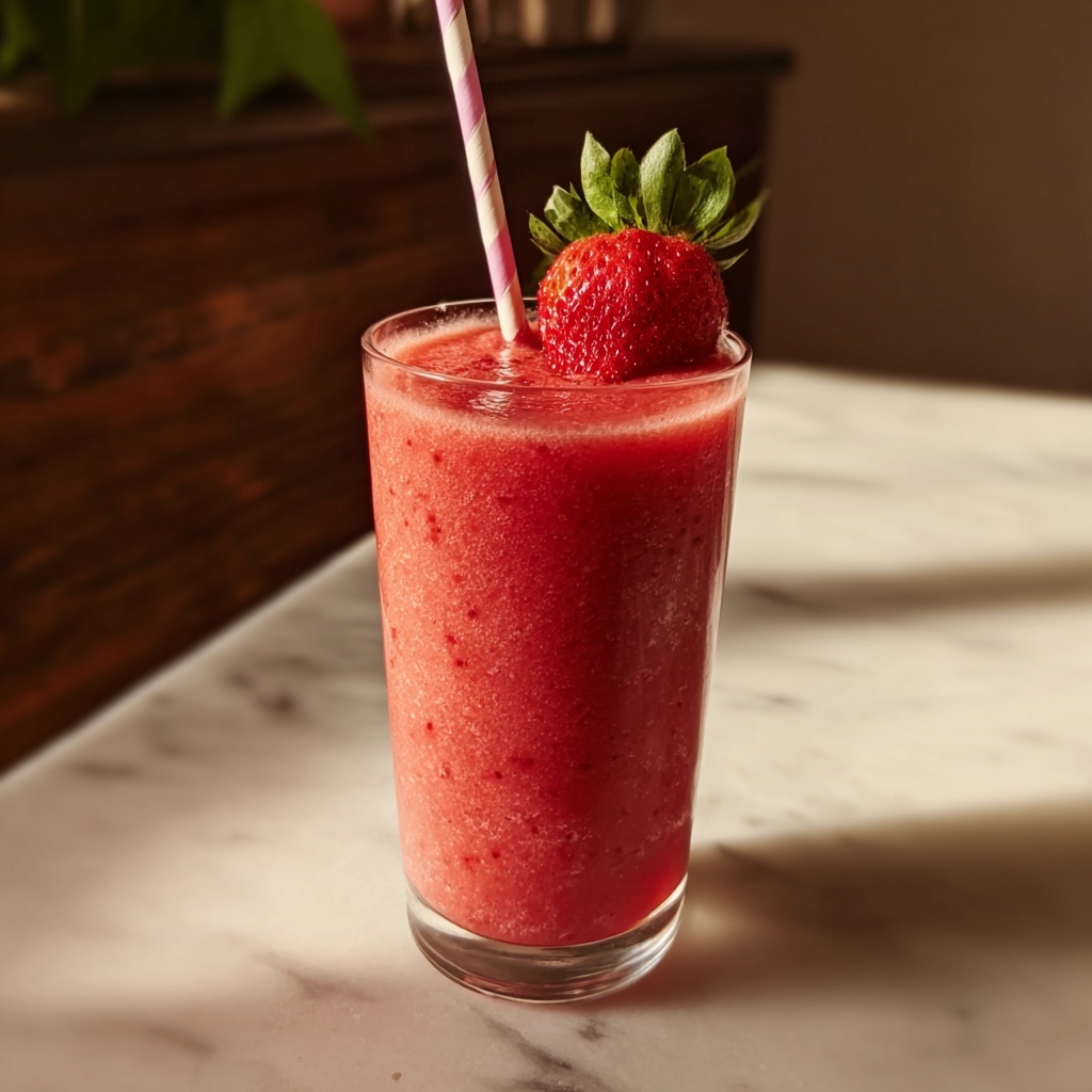 Strawberry Slushy Recipe - Recipe Image
