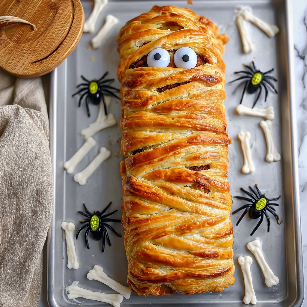 Mummy Meatloaf Recipe - Recipe Image