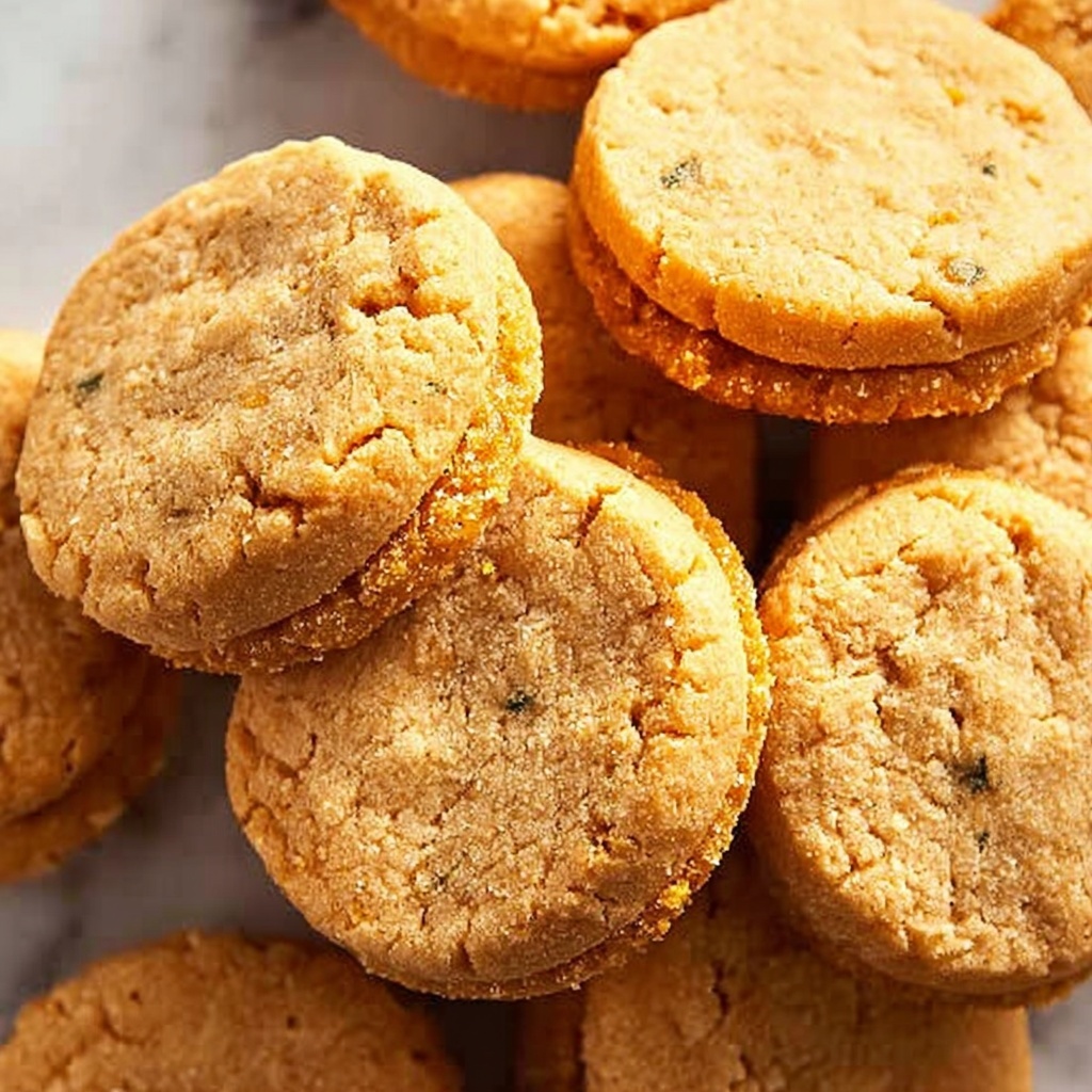 Savory Rosemary Parmesan Cookies Recipe - Recipe Image