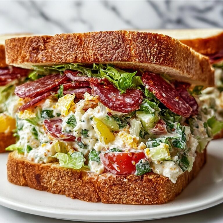 Ultimate Italian Grinder Salad Sandwich Recipe