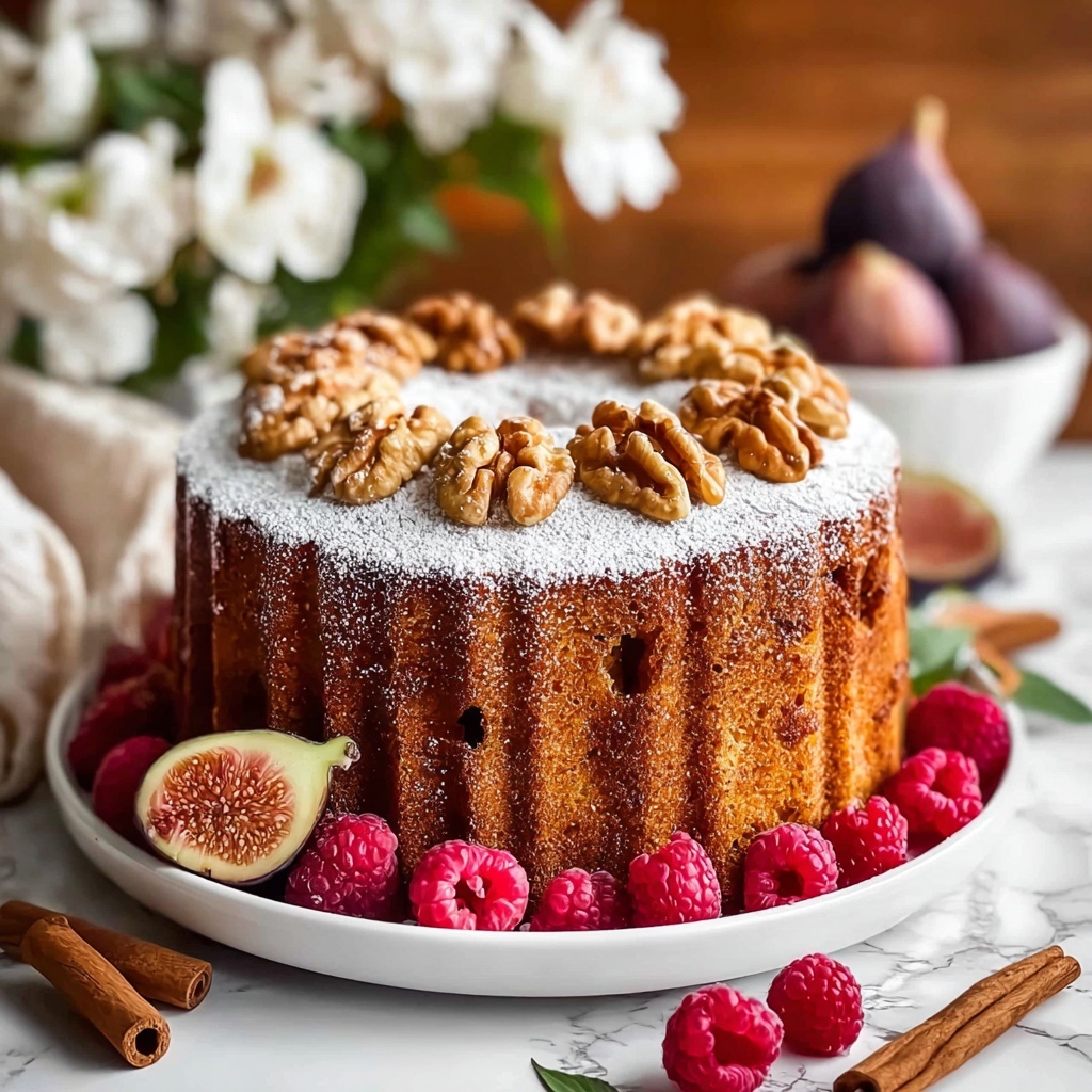 Cozy Walnut Cinnamon Cake Recipe - Recipe Image
