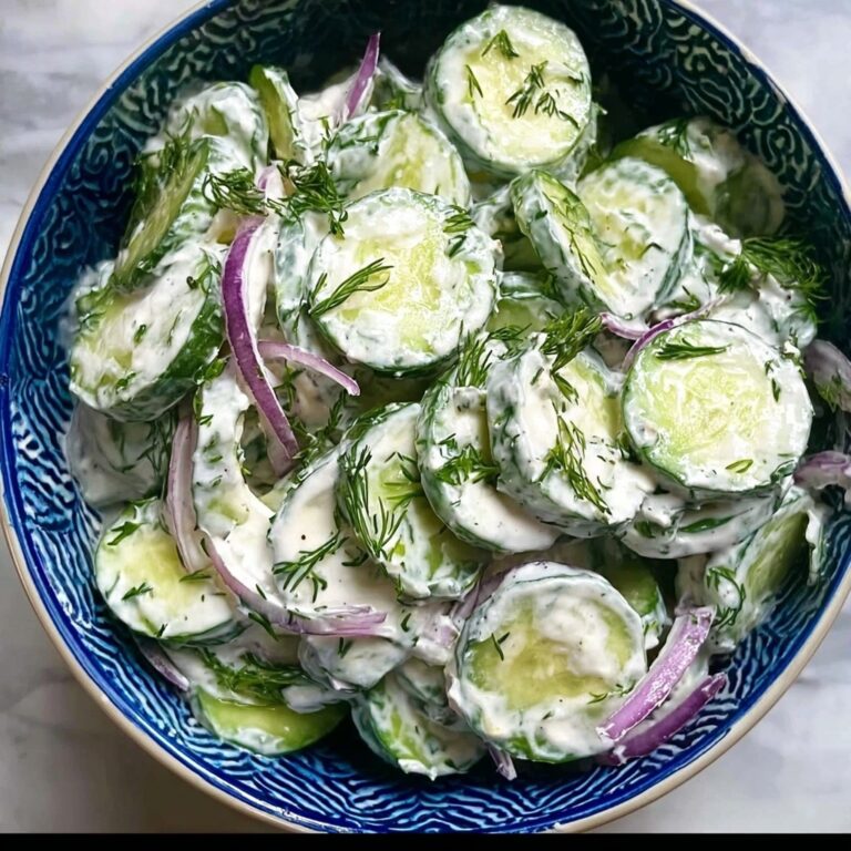 Cool and Creamy Tzatziki Cucumber Salad for Your Cravings Recipe