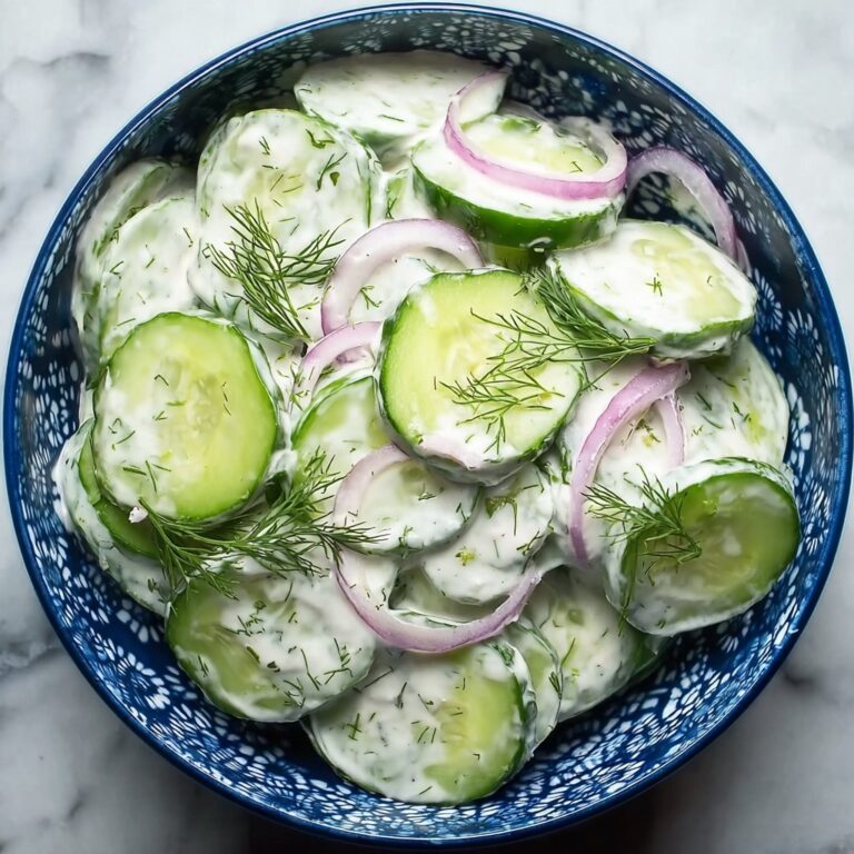 Cool and Creamy Tzatziki Cucumber Salad Recipe