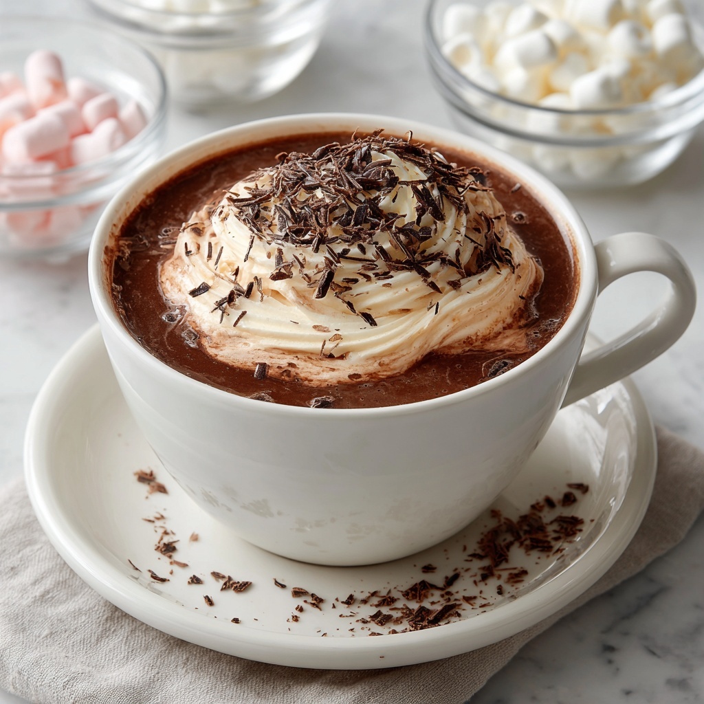 Rich Homemade Hot Chocolate Recipe - Recipe Image